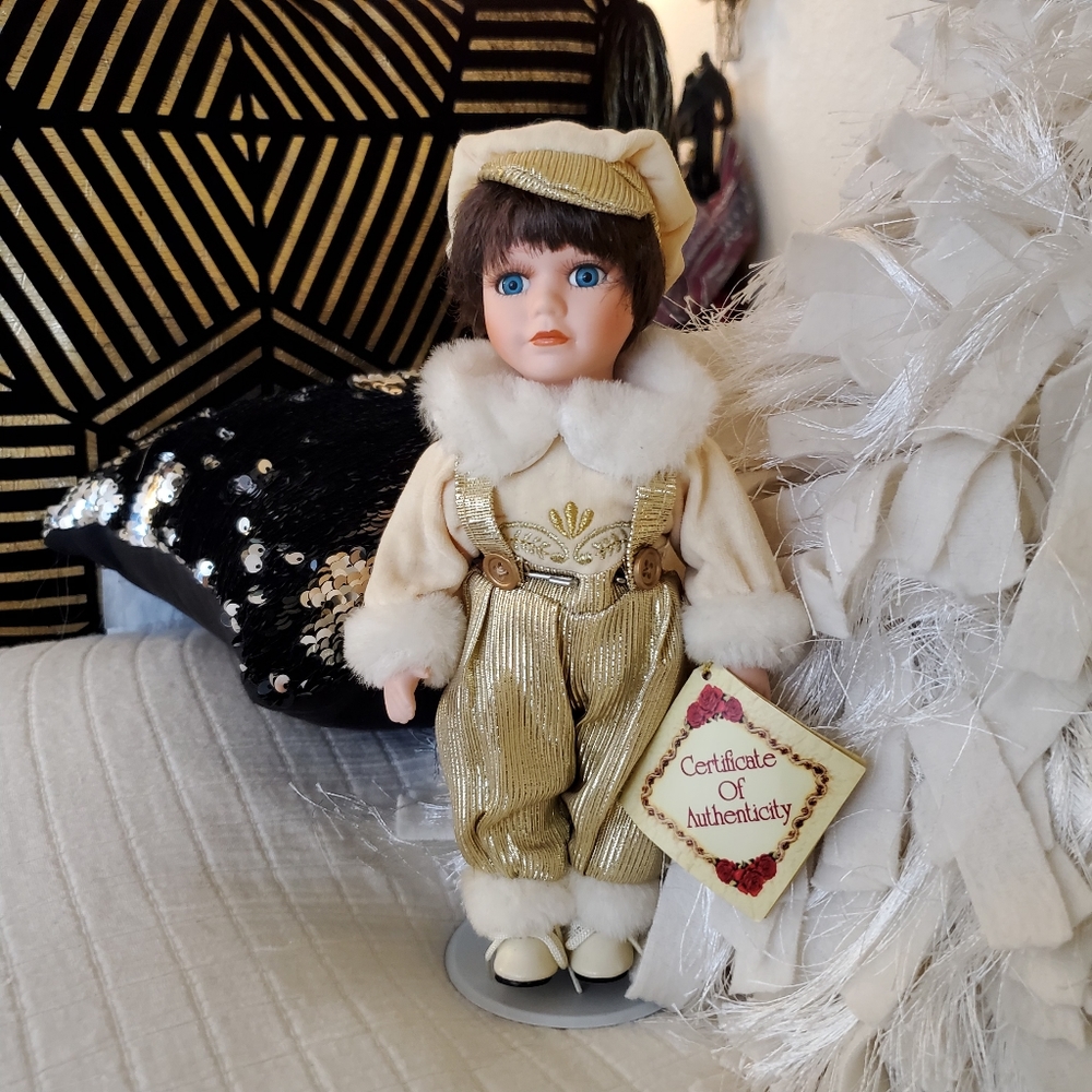 Vintage Porcelain boy doll